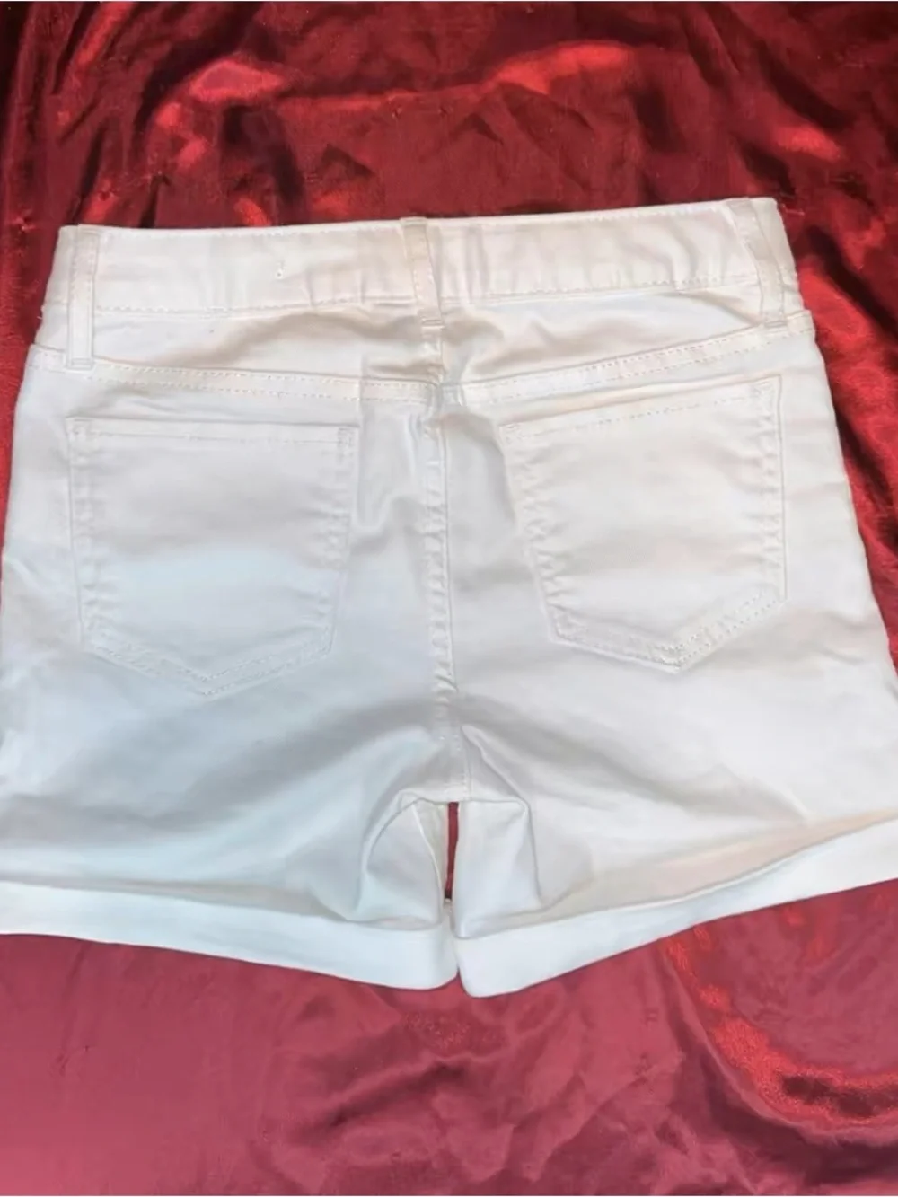 GAP White Cuffed Kids Shorts